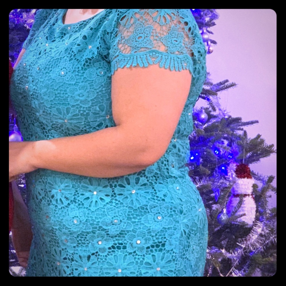 turquoise Dress